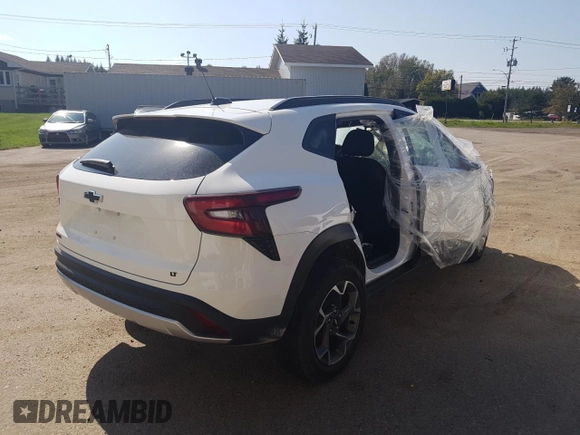 2025 Chevrolet Trax LT with VIN KL77LHE25SC050423, listed as a Copart auction lot 71545744 with 0 mi miles and Non Repairable. Bid and sale history available at carsss.com. Image 3.