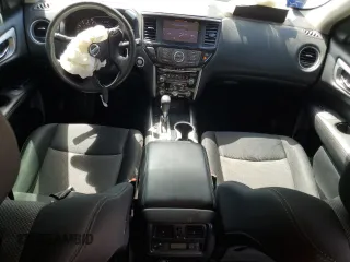 2018 Nissan Pathfinder Platinum with VIN 5N1DR2MM7JC664291, listed as a Copart auction lot 46748475 with 142,708 mi miles and Salvage title. Bid and sale history available at DreamBid. Image 8.