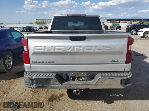 2021 Chevrolet Silverado 1500 LT with VIN 3GCUYDED2MG393756, listed as a Copart auction lot 73295904 with 53,861 mi miles and Clean Title. Bid and sale history available at carsss.com. Image 6.