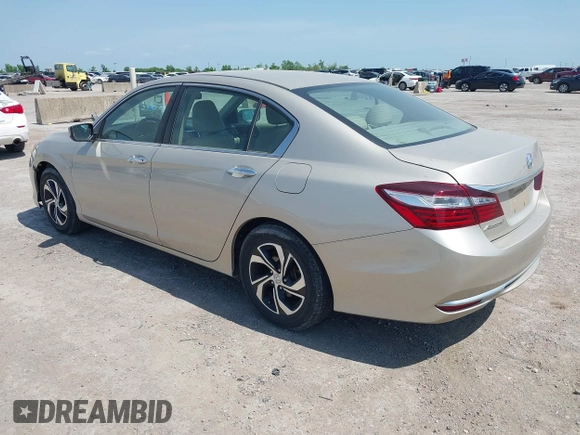2016 Honda Accord Sedan LX with VIN 1HGCR2F37GA187338, listed as a IAAI auction lot 41989641 with 57,698 mi miles. Bid and sale history available at carsss.com. Image 3.