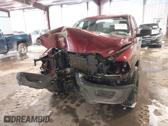 2021 Ram 1500 Classic Warlock with VIN 1C6RR7GG1MS576853, listed as a IAAI auction lot 41374629 with 27,119 mi miles. Bid and sale history available at carsss.com. Image 12.
