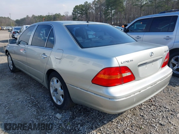 2003 Lexus LS 430 z VIN JTHBN30F630120730, wystawiony jako IAAI lot #41684308 z przebiegiem 224 189 mil mil oraz . Historia ofert i sprzedaży dostępna na DreamBid. Obrazek 3.