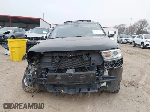 2017 Dodge Durango Citadel with VIN 1C4RDJEG4HC703957, listed as a IAAI auction lot 41163500 with 106,520 mi miles and . Bid and sale history available at carsss.com. Image 12.