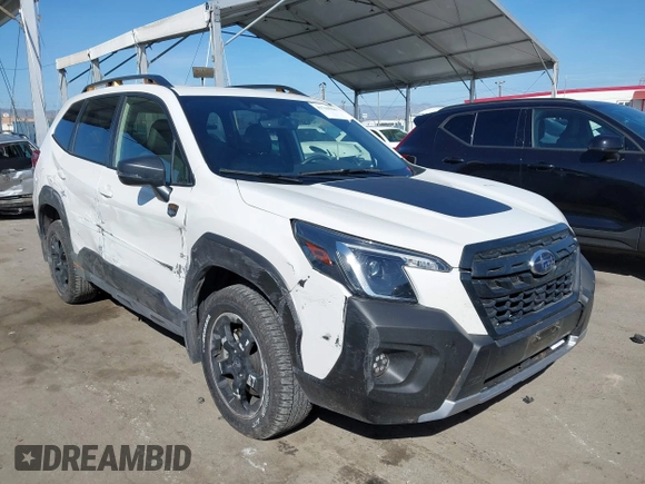 2024 Subaru Forester Wilderness with VIN JF2SKAJC5RH460952, listed as a IAAI auction lot 41719906 with 13,811 mi miles. Bid and sale history available at carsss.com. Image 1.