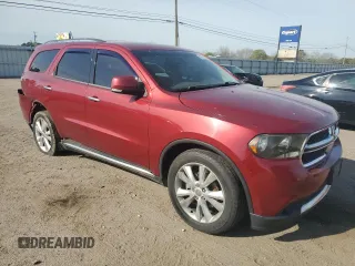 2013 Dodge Durango Crew with VIN 1C4RDHDG9DC539674, listed as a Copart auction lot 50587395 with 110,077 mi miles and Salvage Title. Bid and sale history available at carsss.com. Image 4.