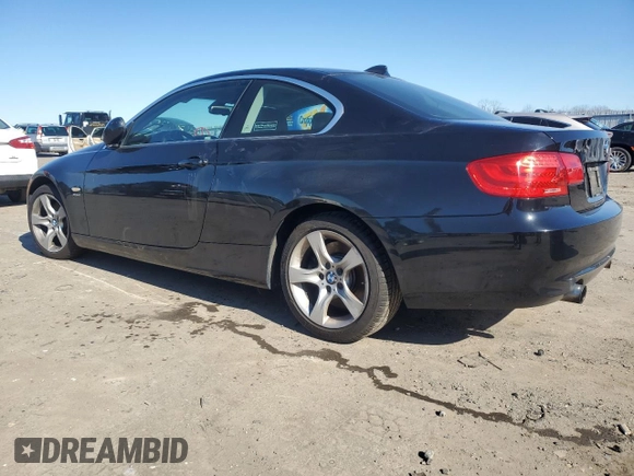 2012 BMW 3 Series 335i xDrive with VIN WBAKF9C52CE859632, listed as a Copart auction lot 45730935 with 107,081 mi miles and Salvage Title. Bid and sale history available at carsss.com. Image 2.