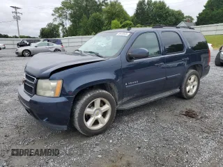 2007 Chevrolet Tahoe LTZ with VIN 1GNFC13067R256336, listed as a Copart auction lot 58435825 with 272,567 mi miles and Salvage title. Bid and sale history available at DreamBid. Image 1.