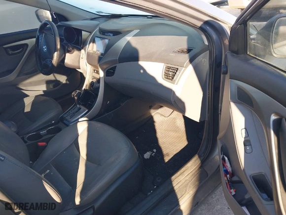 2013 Hyundai Elantra GLS PZEV with VIN 5NPDH4AEXDH304442, listed as a IAAI auction lot 41136472 with 182,800 mi miles. Bid and sale history available at carsss.com. Image 5.
