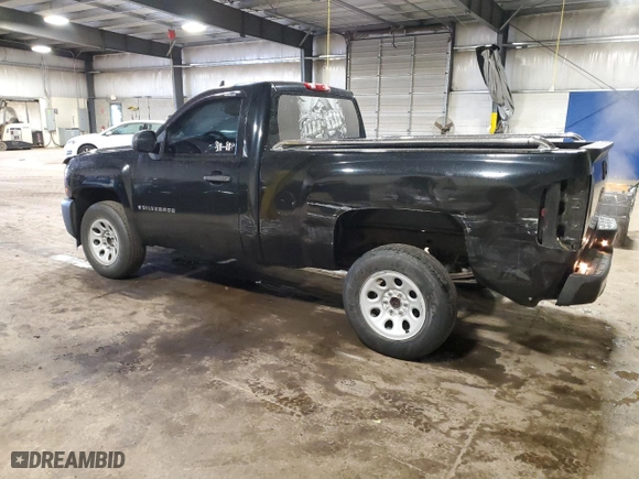 2007 Chevrolet Silverado 1500 Classic Work Truck with VIN 1GCEC14X97Z624959, listed as a Copart auction lot 50998165 with 89,086 mi miles and Salvage Title. Bid and sale history available at carsss.com. Image 2.