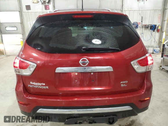 2014 Nissan Pathfinder SL with VIN 5N1AR2MM5EC621187, listed as a Copart auction lot 53476935 with 226,353 mi miles and Salvage Title. Bid and sale history available at carsss.com. Image 6.