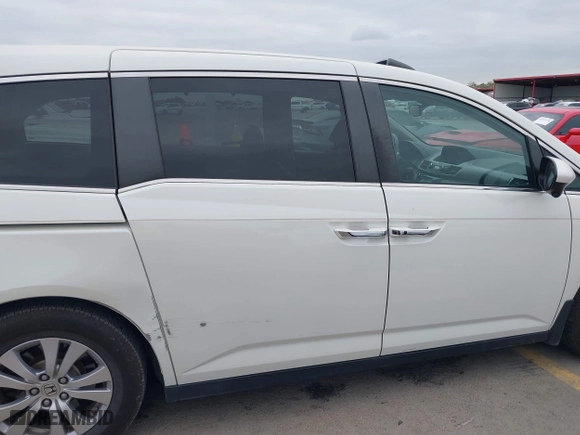2016 Honda Odyssey EX-L with VIN 5FNRL5H68GB112223, listed as a IAAI auction lot 42056616 with 126,285 mi miles. Bid and sale history available at carsss.com. Image 17.