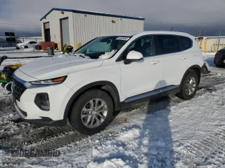 2019 Hyundai Santa Fe SE with VIN 5NMS2CAD8KH083878, listed as a Copart auction lot 45535045 with 70,592 mi miles and Salvage Title. Bid and sale history available at carsss.com. Image 1.