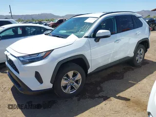 2025 Toyota RAV4 XLE with VIN 2T3W1RFV8SW374059, listed as a IAAI auction lot 42121740 with 7,228 mi miles. Bid and sale history available at carsss.com. Image 17.