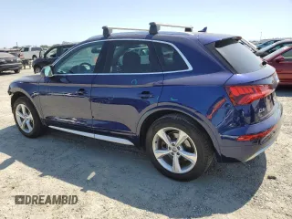 2020 Audi Q5 Premium Plus with VIN WA1BNAFY7L2034646, listed as a Copart auction lot 62927135 with 81,521 mi miles and Salvage title. Bid and sale history available at DreamBid. Image 2.