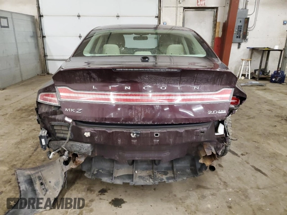 2013 Lincoln MKZ with VIN 3LN6L2J91DR823662, listed as a Copart auction lot 46675845 with 131,104 mi miles and Salvage Title. Bid and sale history available at DreamBid. Image 6.