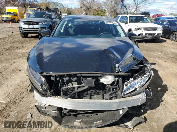 2018 Honda Clarity Plug-In Hybrid Touring with VIN JHMZC5F34JC017427, listed as a Copart auction lot 80086544 with 51,272 mi miles and Salvage Title. Bid and sale history available at carsss.com. Image 5.