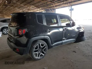 2021 Jeep Renegade Jeepster with VIN ZACNJCAB3MPM24919, listed as a Copart auction lot 87417404 with 90,257 mi miles and Salvage title. Bid and sale history available at DreamBid. Image 3.