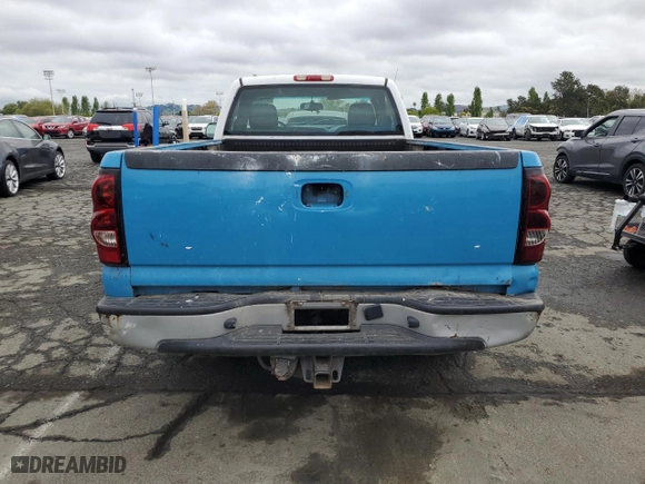 2006 Chevrolet Silverado 1500 LS with VIN 1GCEC14V56Z293424, listed as a Copart auction lot 51765845 with 238,986 mi miles and Clean Title. Bid and sale history available at carsss.com. Image 6.