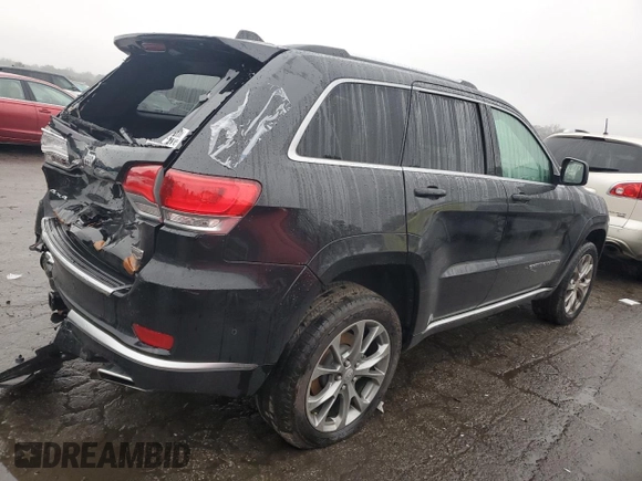 2021 Jeep Grand Cherokee Summit with VIN 1C4RJFJG6MC674077, listed as a Copart auction lot 44594475 with 46,794 mi miles and Salvage Title. Bid and sale history available at carsss.com. Image 3.