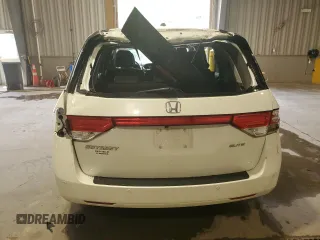 2016 Honda Odyssey Touring Elite with VIN 5FNRL5H91GB070424, listed as a Copart auction lot 55583075 with 115,709 mi miles and Salvage Title. Bid and sale history available at DreamBid. Image 6.