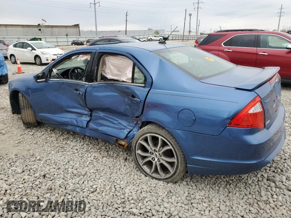 2010 Ford Fusion SE with VIN 3FAHP0HAXAR267083, listed as a Copart auction lot 52255395 with 0 mi miles and Salvage Title. Bid and sale history available at carsss.com. Image 2.