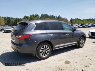 2013 Infiniti JX35 with VIN 5N1AL0MM0DC318399, listed as a Copart auction lot 53798305 with 114,356 mi miles and Clean Title. Bid and sale history available at DreamBid. Image 3.