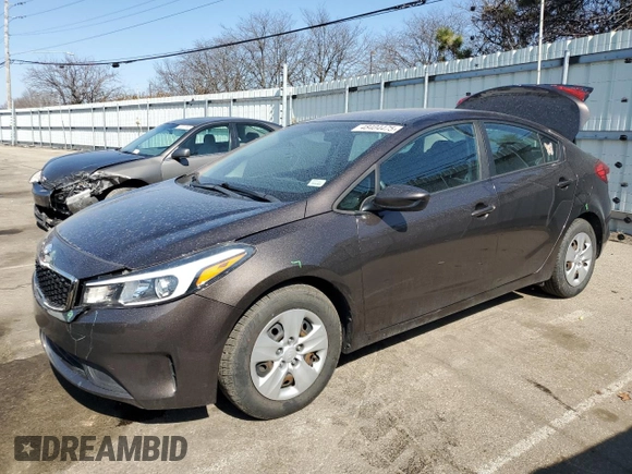 2017 Kia Forte S with VIN 3KPFL4A72HE137626, listed as a Copart auction lot 48404475 with 88,889 mi miles and Salvage Title. Bid and sale history available at DreamBid. Image 1.