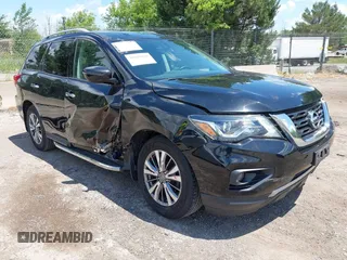 2018 Nissan Pathfinder S with VIN 5N1DR2MM6JC660930, listed as a IAAI auction lot 42629058 with 73,799 mi miles and . Bid and sale history available at DreamBid. Image 1.