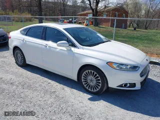 2016 Ford Fusion Titanium with VIN 3FA6P0K91GR399390, listed as a IAAI auction lot 41853995 with NaN miles. Bid and sale history available at carsss.com. Image 1.