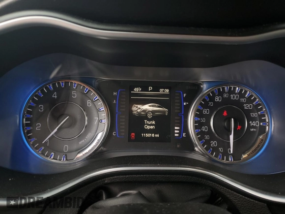 2015 Chrysler 200 Limited with VIN 1C3CCCAB6FN676281, listed as a Copart auction lot 47365534 with 115,016 mi miles and Salvage Title. Bid and sale history available at carsss.com. Image 9.