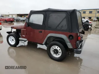 2001 Jeep Wrangler SE with VIN 1J4FA29P71P361442, listed as a Copart auction lot 54950585 with 169,653 mi miles and Clean Title. Bid and sale history available at carsss.com. Image 2.