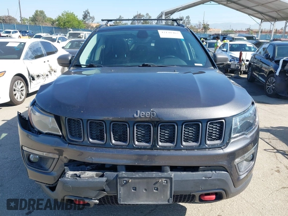 2019 Jeep Compass Trailhawk with VIN 3C4NJDDB3KT759849, listed as a IAAI auction lot 42141467 with 100,915 mi miles and . Bid and sale history available at DreamBid. Image 12.