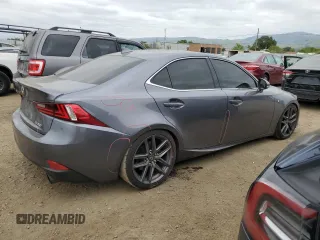 2015 Lexus IS 350 with VIN JTHBE1D22F5020630, listed as a Copart auction lot 54680495 with 152,571 mi miles and Salvage title. Bid and sale history available at DreamBid. Image 3.