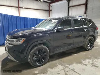 2022 Volkswagen Atlas 3.6L V6 SE w/Technology with VIN 1V2KR2CA1NC554876, listed as a Copart auction lot 44112265 with 46,958 mi miles and Salvage Title. Bid and sale history available at carsss.com. Image 1.