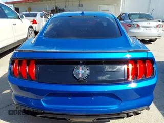 2021 Ford Mustang EcoBoost with VIN 1FA6P8TD9M5128237, listed as a IAAI auction lot 42103583 with 39,383 mi miles. Bid and sale history available at carsss.com. Image 16.