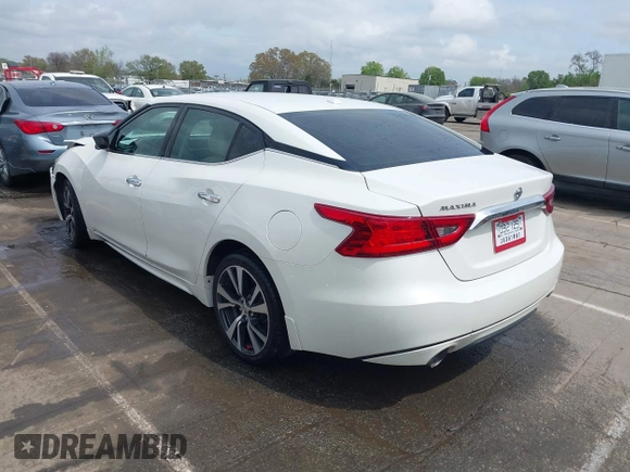 2016 Nissan Maxima S with VIN 1N4AA6AP3GC417157, listed as a IAAI auction lot 41919516 with 141,775 mi miles and . Bid and sale history available at DreamBid. Image 3.