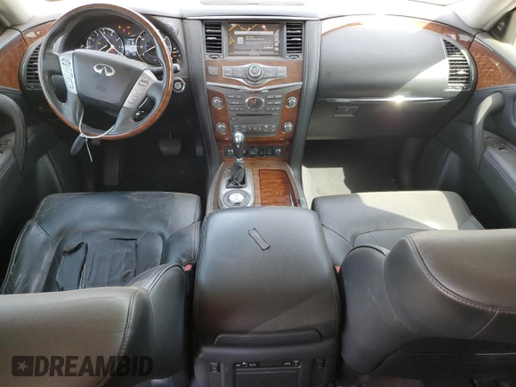2016 Infiniti QX80 with VIN JN8AZ2NF8G9611892, listed as a Copart auction lot 50199605 with 174,437 mi miles and Clean title. Bid and sale history available at DreamBid. Image 8.