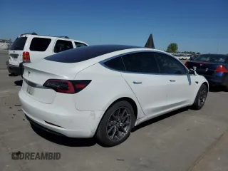 2018 Tesla Model 3 Long Range Battery with VIN 5YJ3E1EA3JF168661, listed as a Copart auction lot 53142155 with 175,389 mi miles and Salvage Title. Bid and sale history available at DreamBid. Image 3.
