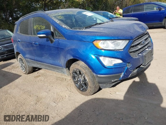 2019 Ford EcoSport SE with VIN MAJ6S3GL2KC289329, listed as a IAAI auction lot 40582909 with 82,156 mi miles and . Bid and sale history available at DreamBid. Image 1.