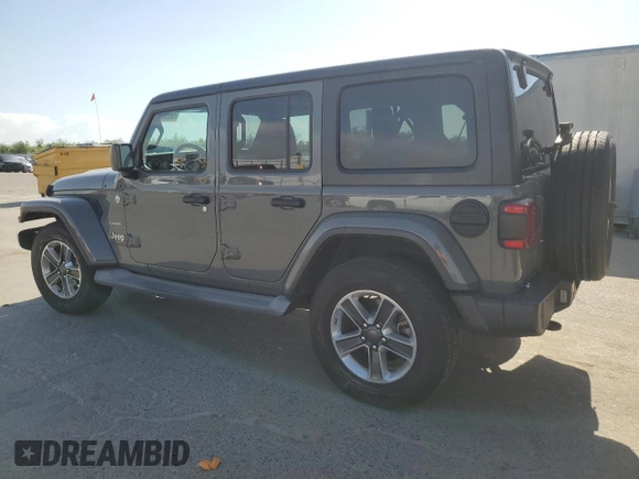 2019 Jeep Wrangler Unlimited Sahara with VIN 1C4HJXEG0KW532685, listed as a Copart auction lot 55503805 with 67,108 mi miles and Salvage title. Bid and sale history available at DreamBid. Image 2.