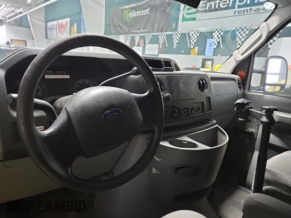 2010 Ford Econoline Cargo Commercial with VIN 1FTNE1EW4ADA91052, listed as a IAAI auction lot 42607935 with 163,519 mi miles and . Bid and sale history available at DreamBid. Image 17.