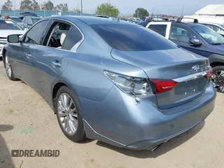 2018 Infiniti Q50 3.0t LUXE with VIN JN1EV7AP9JM352079, listed as a IAAI auction lot 42030404 with 62,550 mi miles. Bid and sale history available at carsss.com. Image 3.