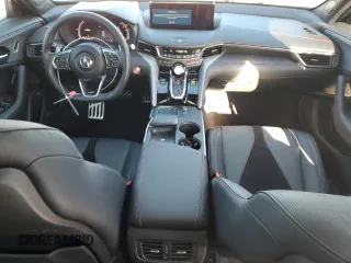 2024 Acura TLX w/A-Spec Package with VIN 19UUB6F55RA000943, listed as a Copart auction lot 41744435 with 7,726 mi miles and Salvage Title. Bid and sale history available at carsss.com. Image 8.