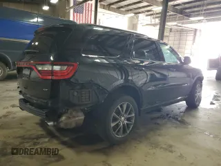2017 Dodge Durango GT with VIN 1C4RDJDG9HC814439, listed as a Copart auction lot 53280975 with 106,286 mi miles and Salvage title. Bid and sale history available at DreamBid. Image 3.