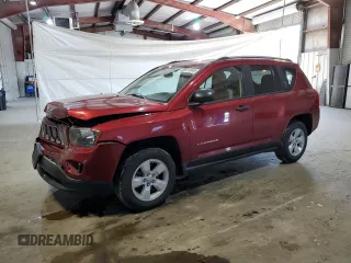 2016 Jeep Compass Sport with VIN 1C4NJCBB8GD747867, listed as a Copart auction lot 58911845 with 74,702 mi miles and Salvage title. Bid and sale history available at DreamBid. Image 1.