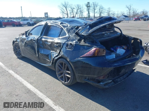 2020 Lexus IS 300 F Sport with VIN JTHG81F23L5042318, listed as a IAAI auction lot 41822181 with Not provided miles and . Bid and sale history available at DreamBid. Image 3.