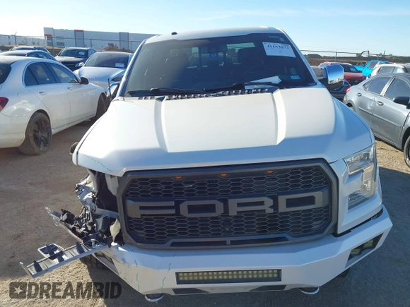 2017 Ford F-150 XL with VIN 1FTEW1EG0HFB05517, listed as a IAAI auction lot 41153073 with 92,281 mi miles. Bid and sale history available at carsss.com. Image 12.