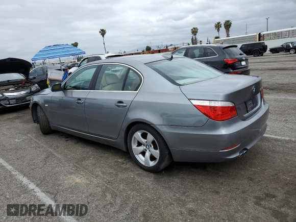 2008 BMW 5 Series 528i with VIN WBANU53588C112681, listed as a Copart auction lot 53535085 with 72,316 mi miles and Salvage Title. Bid and sale history available at carsss.com. Image 2.