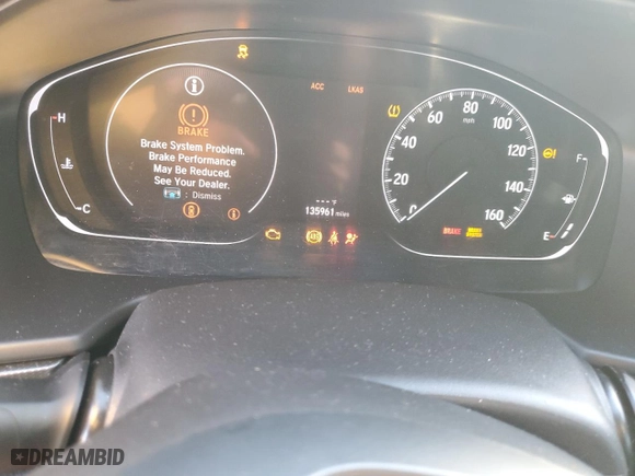 2019 Honda Accord Sedan Sport 1.5T with VIN 1HGCV1F34KA165585, listed as a Copart auction lot 45474295 with 135,961 mi miles and Salvage Title. Bid and sale history available at carsss.com. Image 9.