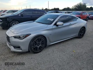 2018 Infiniti Q60 Sport with VIN JN1EV7EK8JM343131, listed as a Copart auction lot 74002454 with Not Provided miles and Salvage Title. Bid and sale history available at DreamBid. Image 1.